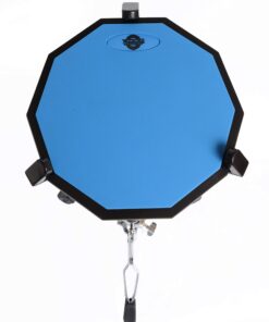 Alternative view of Tromme Drum Practice Pad and Carrying Case , 12 Inch Silicone with Wooden Base and Real Drum Feel ,Sticks and Stand Not Included (Blue)
