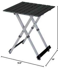 GCI Outdoor Compact Camp Table 20 Outdoor Folding Table, Black Chrome 20 In 22 81usNflr kL