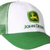 John Deere Farm State Pride Contrast Mesh Back Core Baseball Cap One Size White