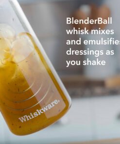 Whiskware Tritan Plastic BlenderBall Whisk Leak Proof Salad Shaker Bottle for Fresh, Homemade Dressings, 2.5 Cups, White 11 81uvY8EXNL