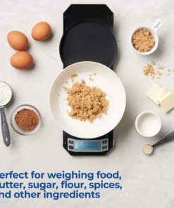 Precision Digital Kitchen Weight Scale, Food Measuring Scale, 500g x 0.01g (Black), LB-501 500x0.01g 24 81uxWau3UL
