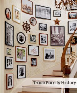 upsimples 8x10 Picture Frame, Display Pictures 5x7 with Mat or 8x10 Without Mat, Wall Hanging Photo Frame, Black, 1 Pack 26 81uyHUN2AL