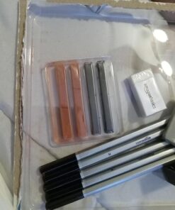 Amazon Basics Sketch and Drawing Art Pencil Kit, 17 Piece Set, Charcoal, Black, White 30 81uywJuq gL