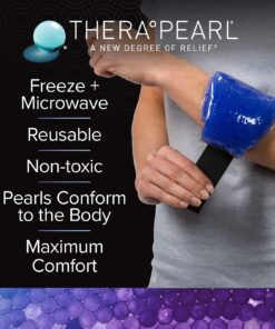 TheraPearl-14070 Color Changing Reusable Hot Cold Pack with Strap, Sports Size Ice Pack with Gel Beads, 11" x 4.5" Sports Pack 12 81uzMhUq7hL