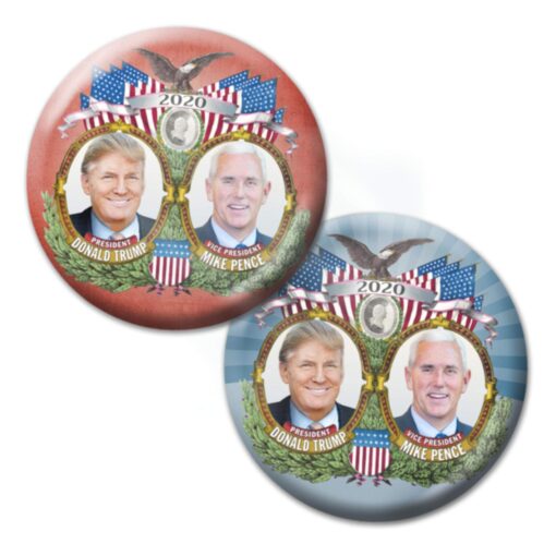 Trump Buttons Donald Photo 3 Inch Pin