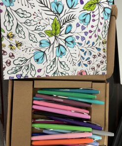 Amazon Basics Felt Tip Marker Pens, 24-Pack, Assorted Colors 24 Pack 30 81v lvgCgPL