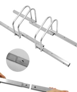 Hromee Bike Floor Parking 1-6 Rack Adjustable Bicycle Storage Organizer Stand for Garage, Silver 31 81v rDo5BLL