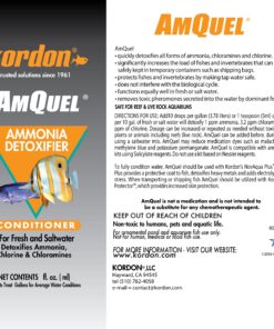 Kordon AMQUEL One-Step Aquarium Water Conditioner - Removes Chlorine & Chloramines Fast, Detoxifies Ammonia, for Freshwater & Saltwater Aquariums, 16-Ounces 14 81v11zwWl7L