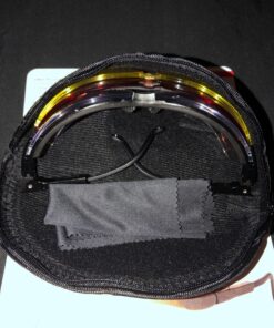 Howard Leight Shooting Sports Howard Leight by Honeywell Genesis Sharp-Shooter Shooting Glasses Combo Kit (R-01637),Clear/Amber/Vermillion,Large Clear/Amber/Vermillion Large 23 81v2QNcDmL