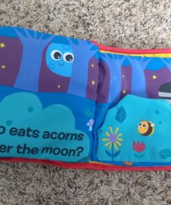 Lamaze Peek-A-Boo Forest Soft Baby Book - Clip-On Cloth Book - Washable Crinkling Fabric Pages for Sensory Play - Teething and Learning Toys for Babies - 6 Months and Up 77 81v3QF3EYhL