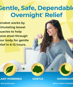 Senokot-S Dual Action 60 Tablets, Natural Vegetable Laxative Ingredient Plus Stool Softener Tablets, Gentle Dependable Overnight Relief Of Occasional Constipation White 60 Count (Pack of 1) 15 81v3ZghgVRL