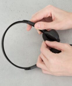 Egghead- 1000 Black Stereo Headphones Single 14 81v3nVfS9L