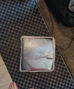 Camco Camper/RV Vent Insulator and Skylight Cover | Features 3 Layers to Reduce Heat Transfer & Increase A/C Efficiency | Fits Standard 14” Travel Trailer/RV Roof Vents (45192), Multicolor, 14" x 14" 40 81v3zf7zvL