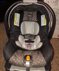 Chicco Keyfit Infant Car Seat and Base with Car Seat, Lilla SuperCinch LATCH Installation 39 81v44UhMNkL