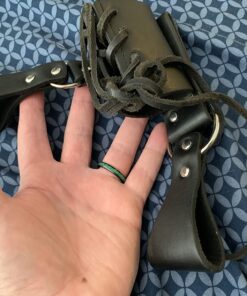 MASTER USA – Universal Leather Sword Frog – Steel Hardware, Adjustable Lacing for Proper Fit, Designed to Fit a Wide Variety of Swords and Scabbards – Fantasy, Historical, Cosplay – PK-6182 47 81v4CB24m6L