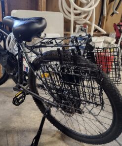 Ventura Economical Bolt-On Bicycle Carrier Rack, Adjustable Fit for 26"/28"/700c, Steel , Black 45 81v6iamH6TL