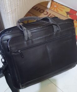 Samsonite Leather Expandable Briefcase 17 inch Black 35 81v75Jd5ctL