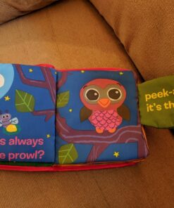 Lamaze Peek-A-Boo Forest Soft Baby Book - Clip-On Cloth Book - Washable Crinkling Fabric Pages for Sensory Play - Teething and Learning Toys for Babies - 6 Months and Up 63 81v7VEPIQxL