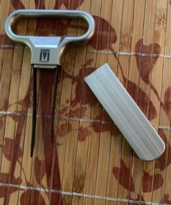Monopol Westmark Germany Steel Two-Prong Cork Puller with Cover (Silver Satin) Chrome 28 81v8zuav4BL