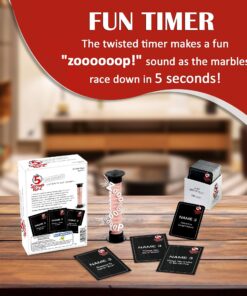 5 Second Rule Game Uncensored - Couples Romantic & Fun Adult Card Game for Date Night, Valentine’s Day, Anniversary, Bachelor & Bachelorette Parties - for Ages 17+ 19 81vBCKof9L