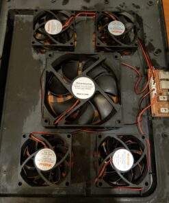 Kootek Laptop Cooling Pad 12"-17" Cooler Pad Chill Mat 5 Quiet Fans LED Lights and 2 USB 2.0 Ports Adjustable Mounts Laptop Stand Height Angle, Blue 52 81vBE7Jf DL