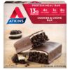 Atkins Cookies & Creme Protein Meal Bar, High Fiber, 13g Protein, 2g Sugar, 4g Net Carb, Meal Replacement, Keto Friendly, 5 Count 11 81vBgjvmGdL 1
