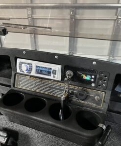 Pyle Marine Receiver & Speaker Kit - In-Dash LCD Digital Stereo Built-in Bluetooth & Microphone w/ AM FM Radio System 5.25’’ Waterproof Speakers (2) MP3/USB/SD Readers & Remote Control - PLMRKT36WT White 24 81vBybuxotL