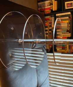 YestBuy 4 Tier Round Acrylic Cupcake Stand with Base, Premium Cupcake Holder, Acrylic Cupcake Tower Display Cady Bar Party Décor – Display for Pastry (4" Between 2 Layers) 4 Tier Round ( 4" between 2 layers) 27 81vDADNsriL