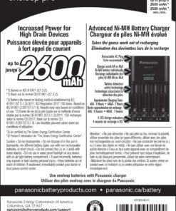 Panasonic Eneloop Pro K-KJ17KHCA4A Battery Charger AA NiMH X 4 (SPKKKJ17KHCA4A) 21 81vDPK zHCL