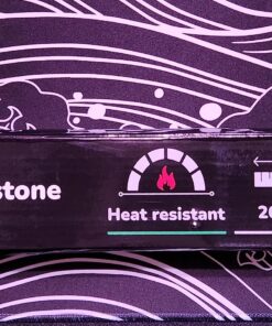 Senwosa 26” Pizza Oven Brush with Stone Scraper - Stainless Steel Bristles, Long Handle, Heat-Resistant - Compatible with Ooni Ovens - Includes Spare Head 63 81vDafeH69L