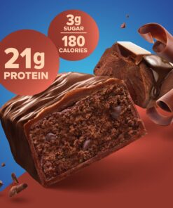 Pure Protein Bars, High Protein, Nutritious Snacks to Support Energy, Low Sugar, Gluten Free, Chocolate Deluxe, 1.76 oz., 12 Count(Pack of 1) (Packaging may vary) 24 81vDnKFRxBL