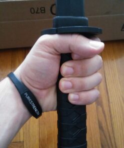 BladesUSA 1803PP Martial Arts Polypropylene Ninja Sword Training Equipment – 24-inches Overall, Self Defense, Training, Safe, Easy, Fun, Cosplay, Martial Arts,Black 12 81vDrFPIrL