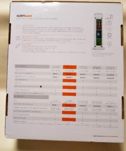 Alternative view of ARRIS SURFboard SBG6900AC Docsis 3.0 16x4 Cable Modem/ Wi-Fi AC1900 Router - Retail Packaging - White
