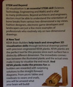 MindWare KEVA Brainbuilders - 3D brain building STEM challenges for boys & girls - Try to build the image - Practice spatial thinking - 20 planks & 30 puzzles 26 81vFmbeNvoL 5