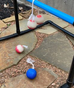 GoSports Ladder Toss Indoor & Outdoor Game Set with 6 Soft Rubber Bolo Balls and Travel Carrying Case - Choose Pro or Classic Classic Ladder Toss 27 81vG8kPnYWL