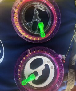 Hengda kite Professional Outdoor Kite Line Winder Winding Reel Grip Wheel with Flying Line String Flying Tools with Lock-Blue 100M-50LB 23 81vGyjaHePL