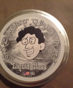 Crazy Aaron's Liquid Glass Thinking Putty 4 Inch Tin (3.2 oz) - See-Through Putty, Soft Texture - Never Dries Out 54 81vHaiqyjaL