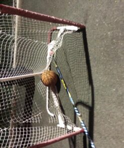 Mylec Easy Assemble Steel Hockey Goal for Indoor + Outdoor - 52” x 43” x 28” - 17 pounds - Light + Portable 33 81vJgKqmzQL