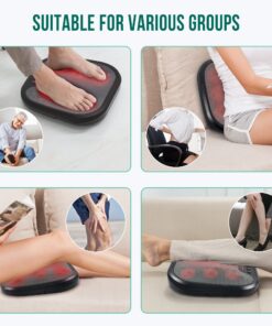 Foot Massager with Heat, Snalax Shlatsu Electic Foot Masager Machine for Plantar fascits, Foot Warmer Massager for Neuropathy Paln and Circulatlon, Glits for Eldery, Men/Women Black 593-NW 25 81vNg9J83L