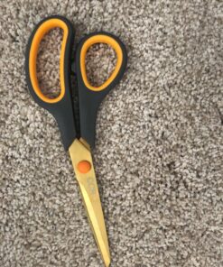 CCR Scissors 8 Inch Soft Comfort-Grip Handles Sharp Titanium Coating Blades, 4-Pack 33 81vOFXpSkrL