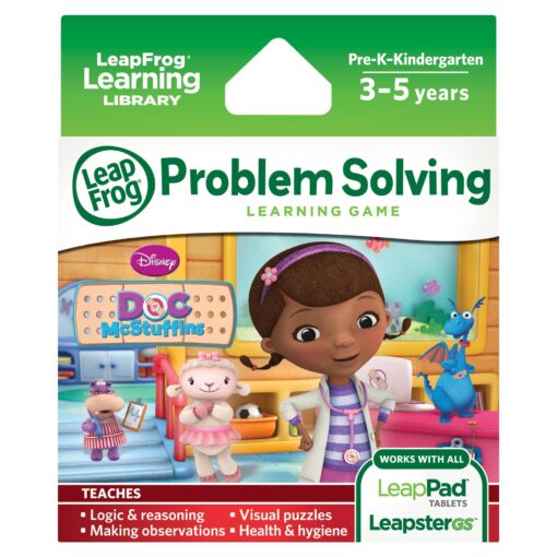 LeapFrog Disney Doc McStuffins Learning Game (for LeapFrog Epic, LeapPad Platinum, LeapPad Ultra, LeapPad1, LeapPad2, LeapPad3, Leapster Explorer, LeapsterGS Explorer)