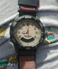 Timex Men's T45181 Expedition Resin Combo Brown/Green Nylon Strap Watch 27 81vOqHx3IvL