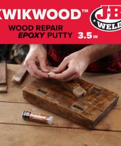J-B Weld Tan KwikWood Wood Repair Epoxy Putty, 1 oz. Stick 3.5 inch 25 81vPq6jgO L