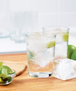 Alternative view of Tovolo King Cube Ice Tray (Stratus Blue) - Large, & Reusable Silicone Molds for whiskey, Cocktails, Coffee, Bartender Accessories, & Smoothies / BPA-Free & Dishwasher-Safe Stratus Blue Set of 1