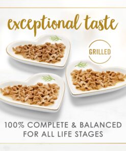 Purina Fancy Feast Grilled Wet Cat Food Seafood Collection in Wet Cat Food Variety Pack - (24) 3 oz. Cans Seafood Variety Pack - 24 Ct. 3 Ounce (Pack of 24) 27 81vQHjCkb3L