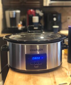 Crock-Pot Choose-a-Crock 6 Quart and Split 2.5 Quart Double Slow Cooker and Food Warmer, Programmable Slow Cooker with Timer, Stainless Steel 42 81vRVZlvTL