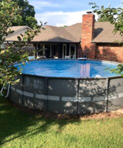 Intex 18ft X 52in Ultra Frame Pool Set with Sand Filter Pump, Ladder, Ground Cloth & Pool Cover 47 81vU29y7jqL 1