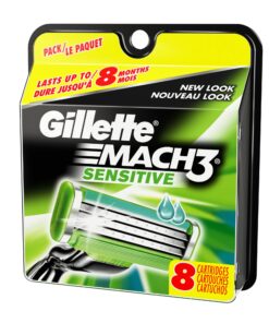 Gillette Mach3 Power Men's Razor Blade Refills, Sensitive, 8 Count (packaging may vary) 15 81vUygRUDeL