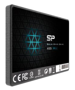 Alternative view of SP 1TB SSD 3D NAND A55 SLC Cache Performance Boost SATA III 2.5" 7mm (0.28") Internal Solid State Drive (SP001TBSS3A55S25) 3D NAND (1TB)