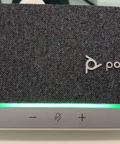 Poly Sync 20+ Personal Portable Bluetooth Smart Speakerphone (Plantronics) - USB-A UC Bluetooth Adapter - Connect Wirelessly to PC/Mac/Cell Phone - Works w/Teams, Zoom, & More - Amazon Exclusive 2021 Version (USB-A Only) Standard 33 81vXpstM L